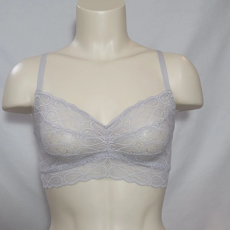 Cosabella 1387 Sweet Treat Infinity V-Neck Bralette SMALL Stone NWT