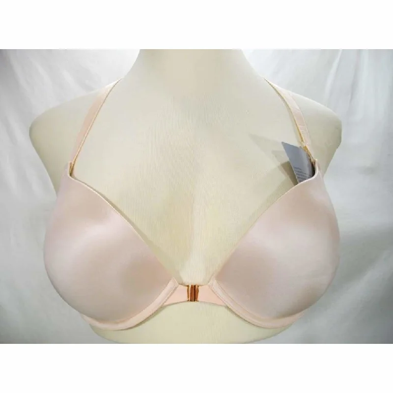 Fine Lines CV012 Converted Racerback Front-Closure Push-Up UW Bra 34C Bliss Pink NWT