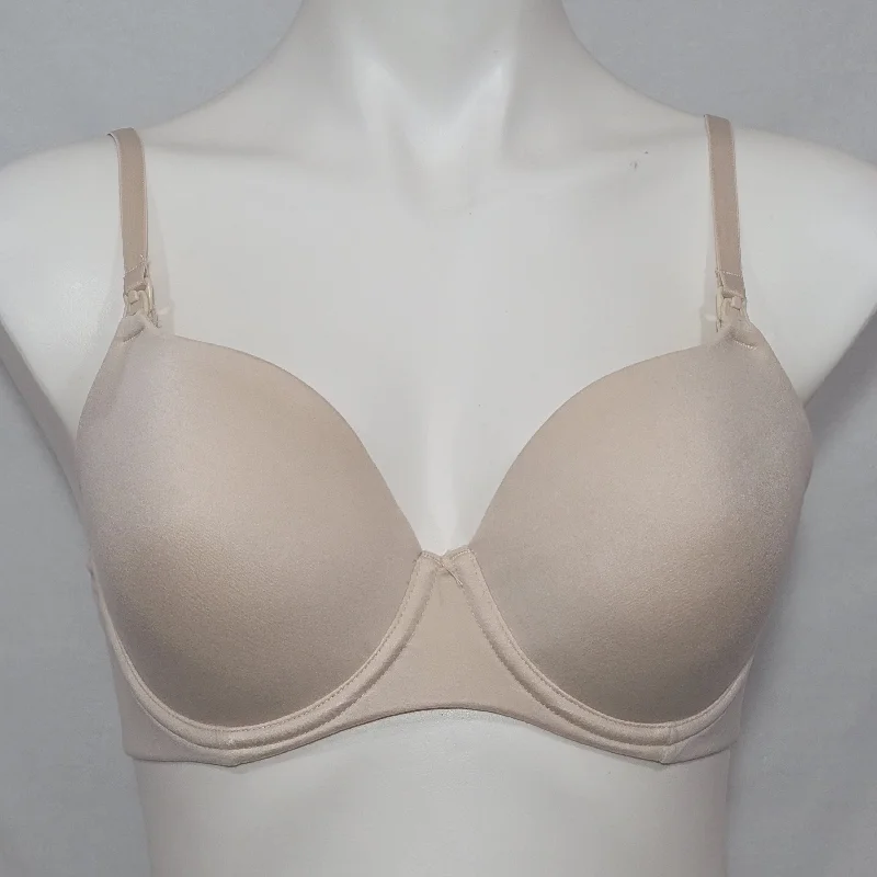Gilligan O'Malley Full Coverage Nursing Maternity Underwire Bra 36B Nude