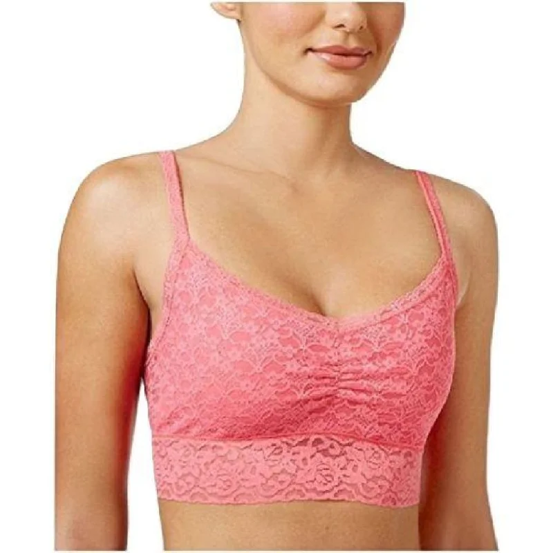 Jenni Lace Bralette Wire Free SMALL Chai Coral NWT