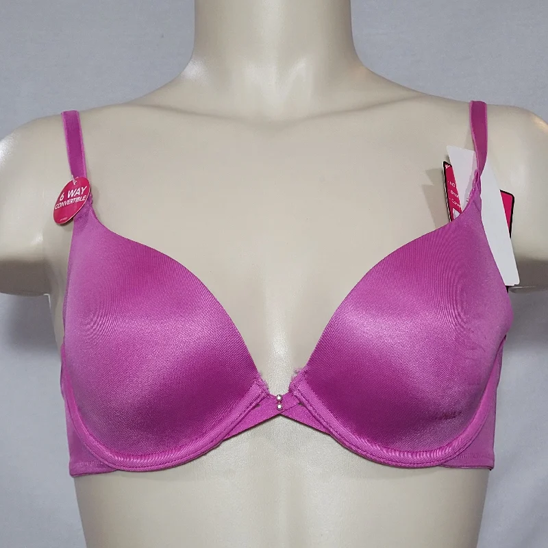 Lily Of France 2177100 Your Perfect T-Shirt UW Bra 36C Wild Orchid Pink NWT