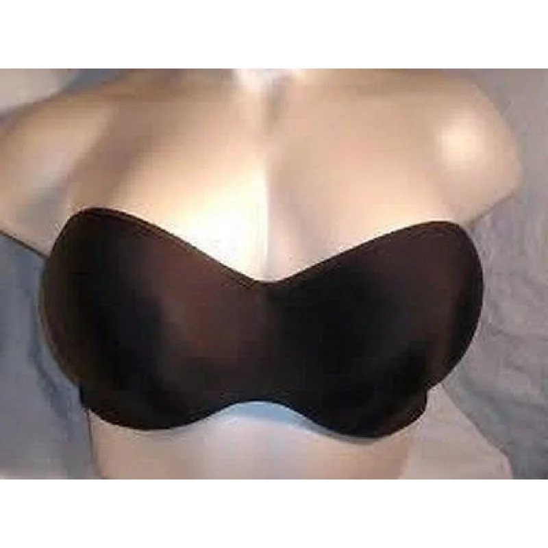 Lilyette 929 Defining Moments Strapless Underwire Bra 40DD Black NWT WITH STRAPS