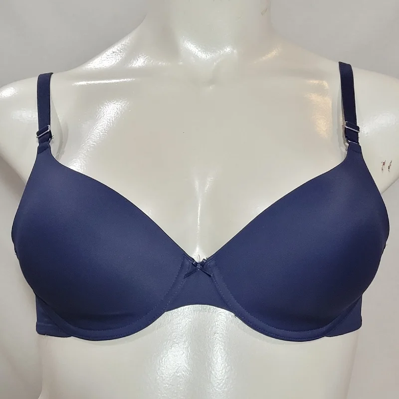 Maidenform 05701 5701 Self Expressions T-Shirt Underwire Bra 36D Navy Blue NWOT