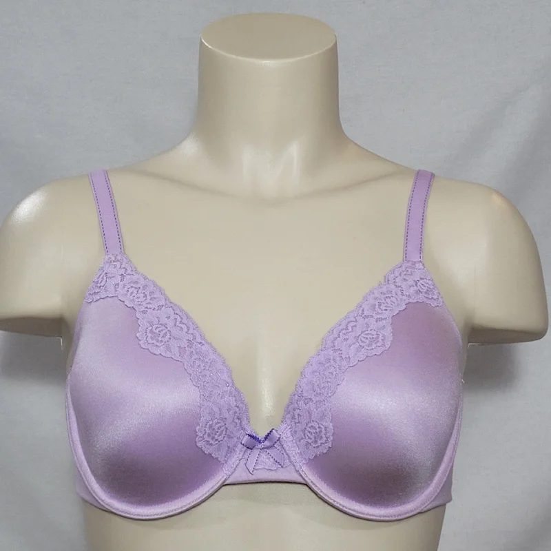 Maidenform 9404 Comfort Devotion Embellished Extra Coverage UW Bra 38D Lavender