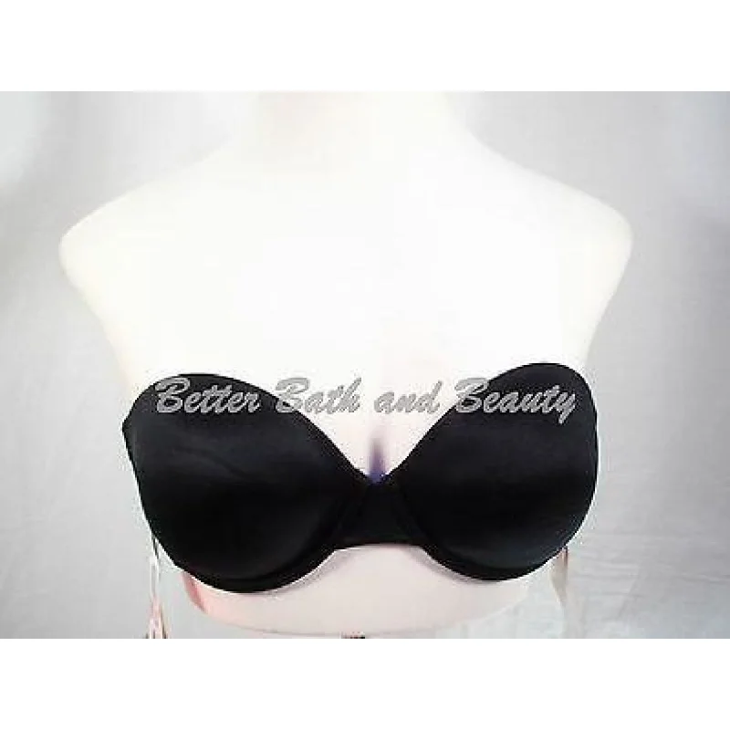 Maidenform 9455 Custom Lift Underwire Strapless Bra 34D Black NWT NO STRAPS DISCONTINUED