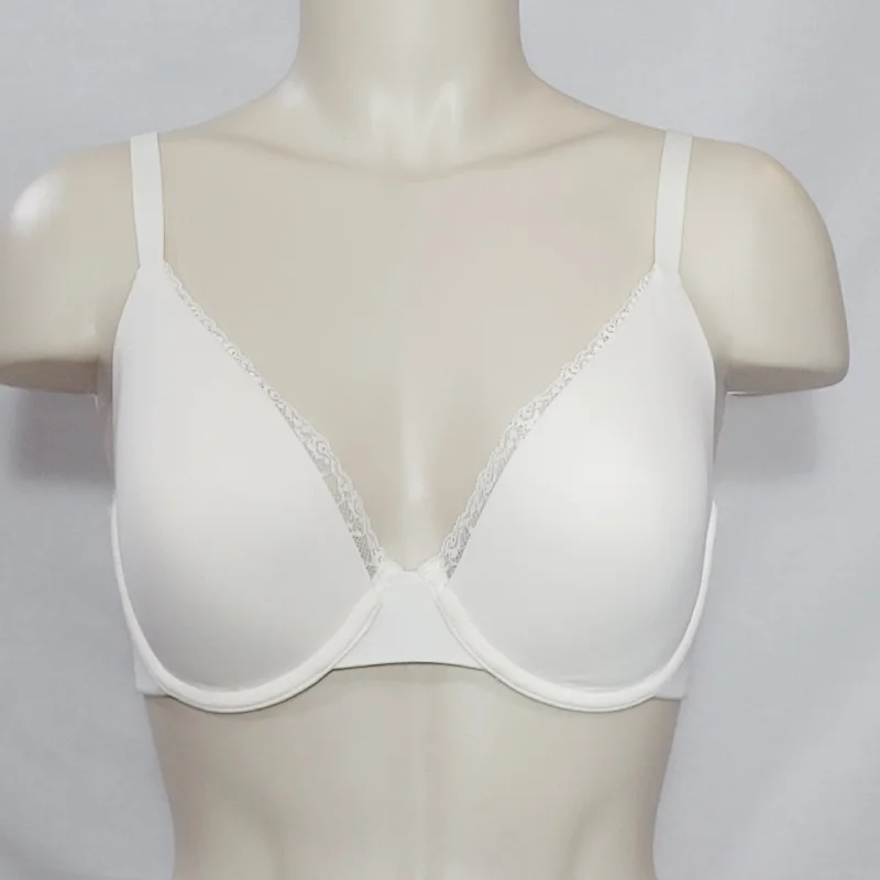 Maidenform DM9501 Comfort Devotion Memory Foam Extra Coverage UW Bra 34D Ivory