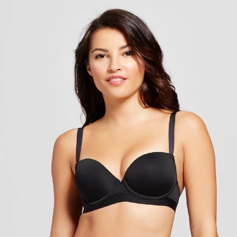 Maidenform SE1103 Self Expressions Bonded Push Up UW Bra 34C Black