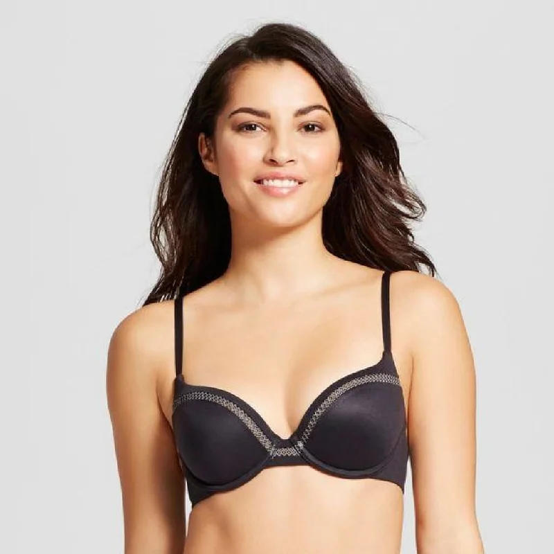 Maidenform Self Expressions SE9500 Comfort Devotion Memory Foam Demi UW Bra 40DD Black Maidenform Self Expressions SE9500 Comfort Devotion Memory Foam Demi UW Bra 40DD Black