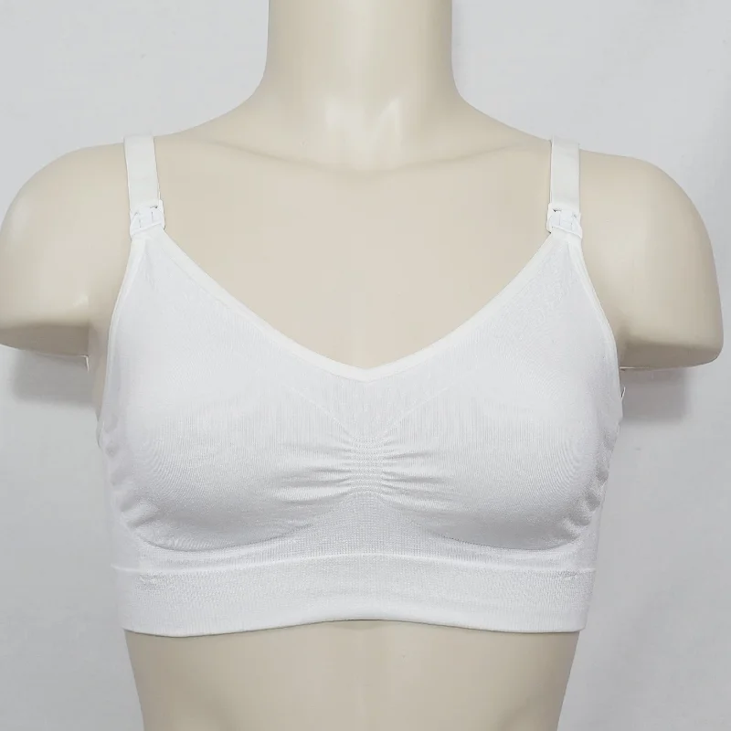 Medela Basics Collection Seamless Nursing Wire Free Bra Size XX-LARGE White NWT
