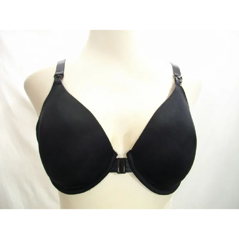 Motherhood Secret Smoothing Front Close Maternity Nursing Underwire Bra 38E Black