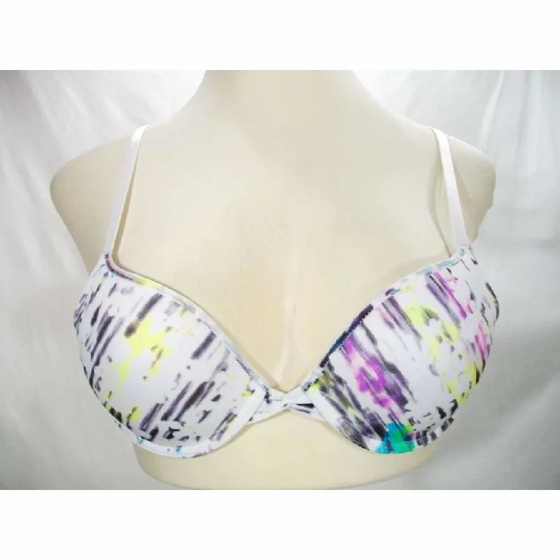 On Gossamer Mesh Bump It Up Push Up UW Bra 32C Desert Flower NWT
