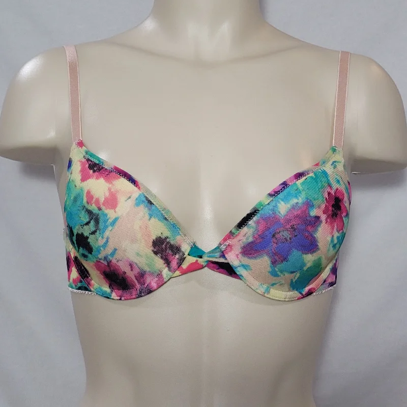 On Gossamer Mesh Bump It Up Push Up UW Bra 32C Multicolor NWT