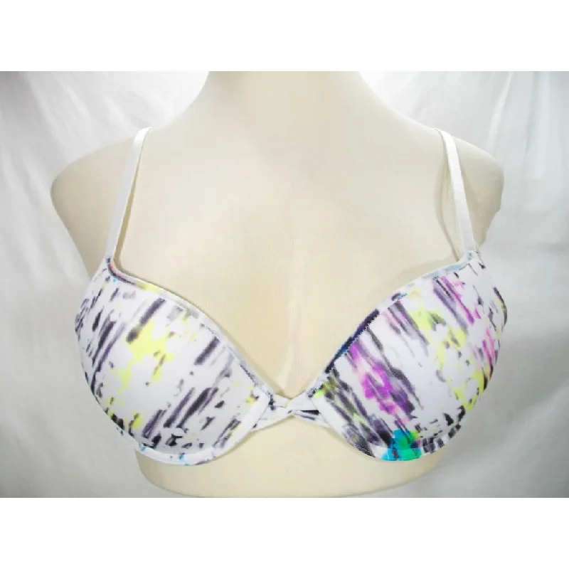 On Gossamer Mesh Bump It Up Push Up UW Bra 34A Desert Flower NWT