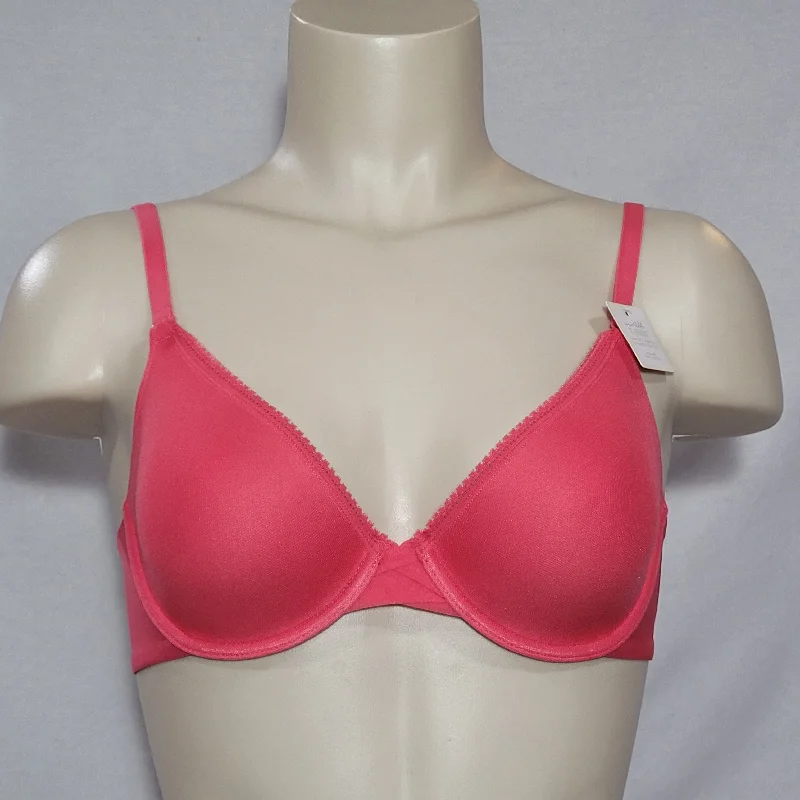 On Gossamer Mesh Convertible T-Shirt UW Bra 36B Vermillion Coral NWT