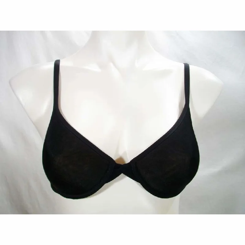 On Gossamer 'Sheer Bliss' Underwire Spacer T-Shirt UW Bra 32B Black NWT