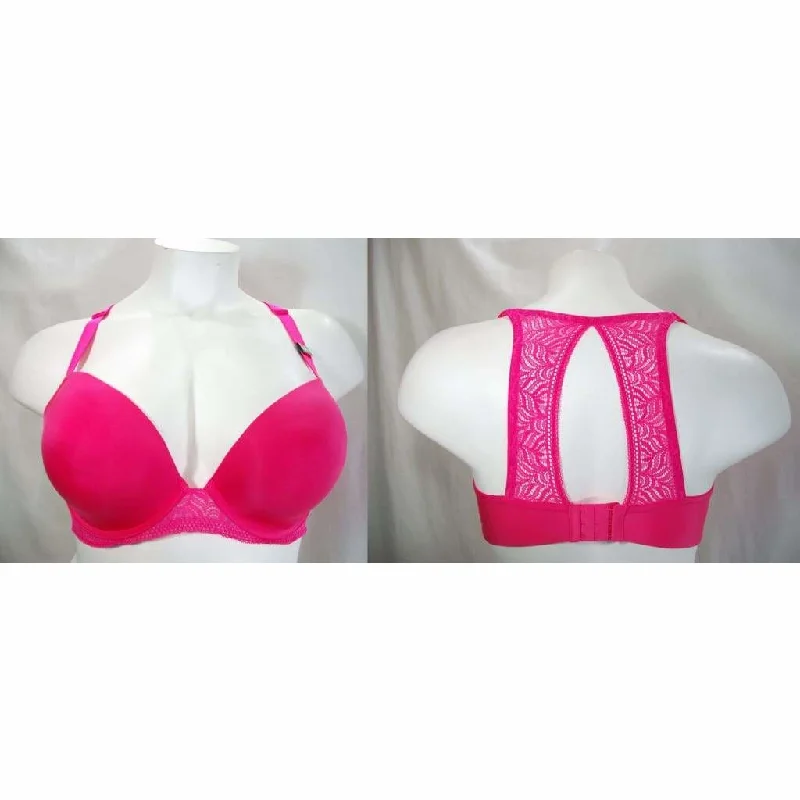 Paramour 115011 Felina Carolina Seamless Contour Plunge T-Back UW Bra 32C Pink