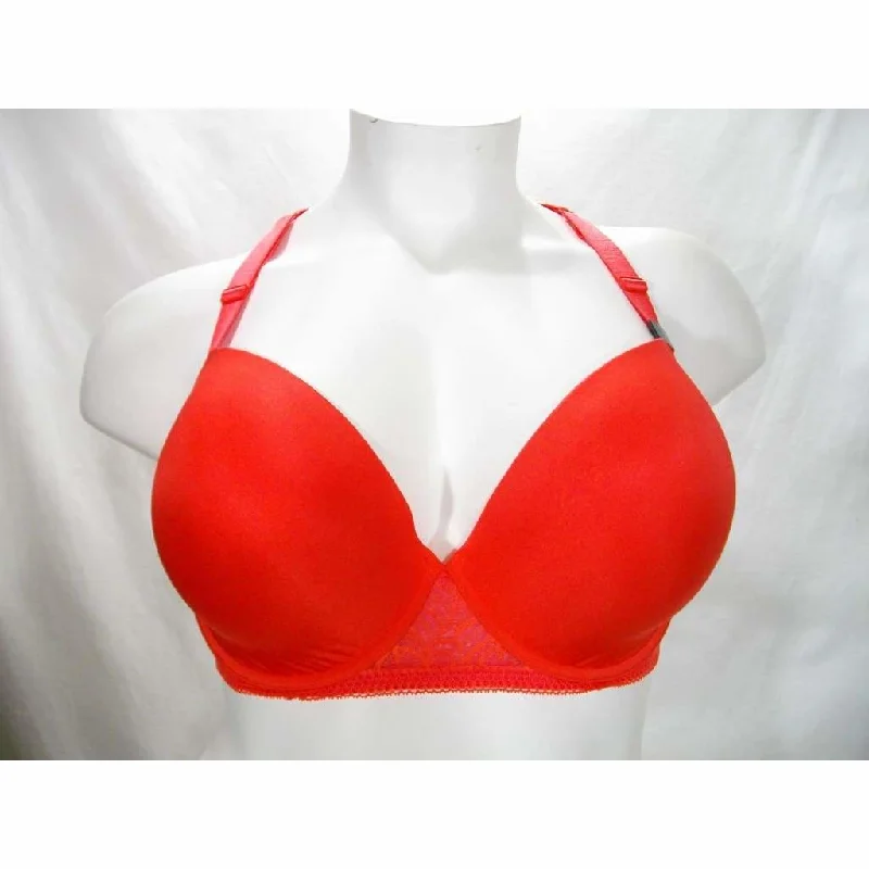 Paramour 115011 Felina Carolina Seamless Contour Plunge T-Back UW Bra 42C Cayenne Orange