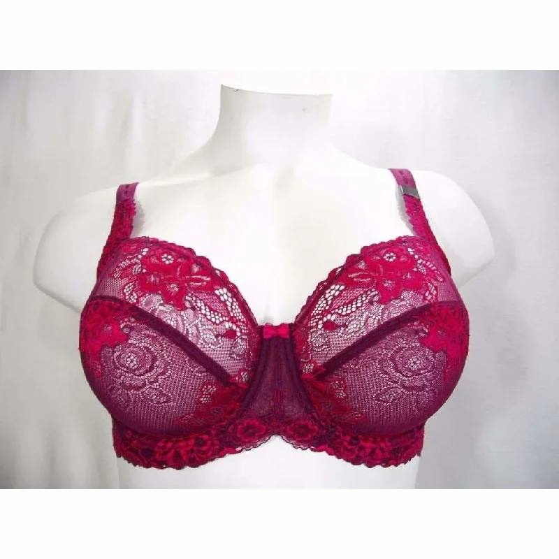 Paramour 115946 by Felina Madison Underwire Bra 42DDD Grape Wine Vivacious NWT