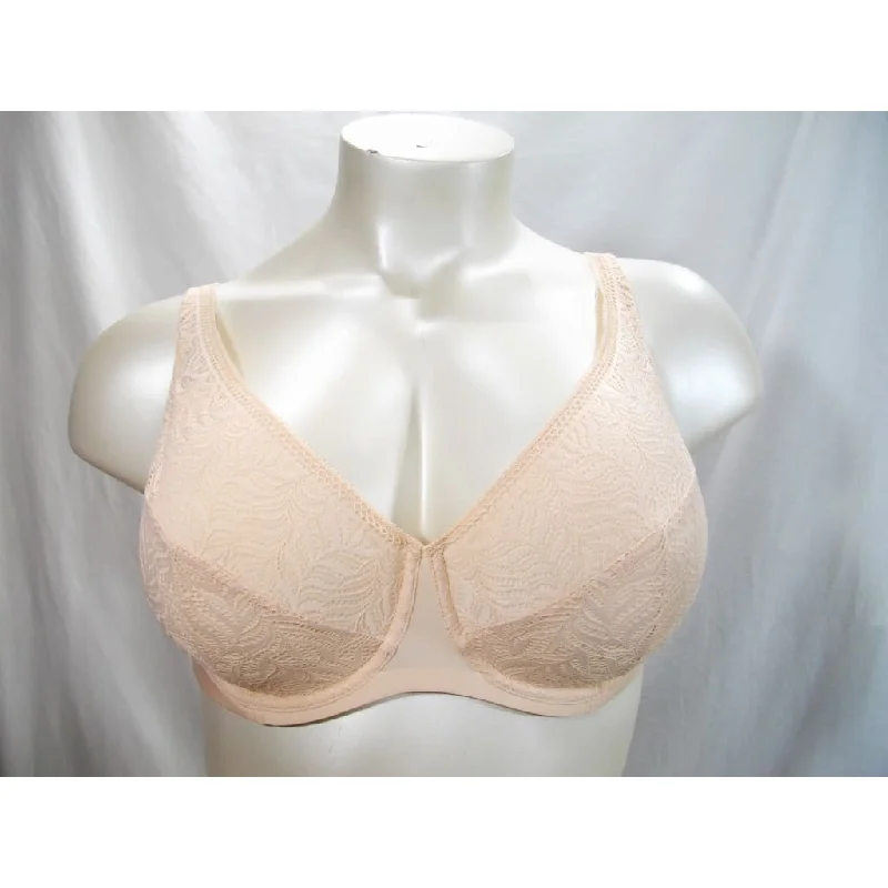 Paramour 215011 by Felina Carolina Unlined Full Coverage Plunge UW Bra 40D Nude
