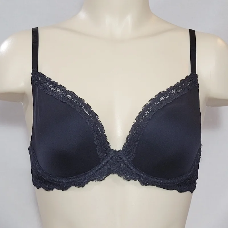 Paramour by Felina 135008 Vivien Plunge Contour Underwire Bra 36DDD Black NWT