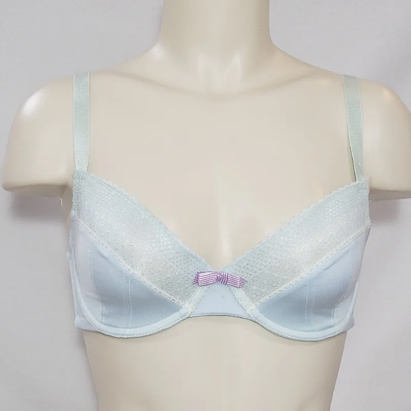 Parfait 4611 By Affinitas Janet Padded Contour Cup Underwire Bra 30DD Baby Blue NWT