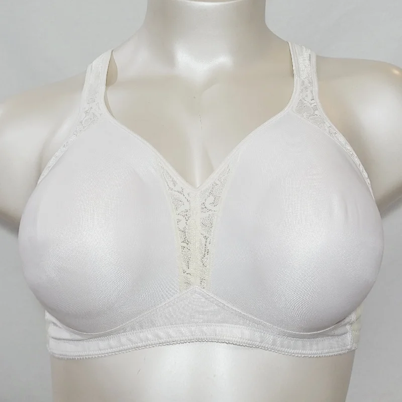 Playtex 18 Hour 4395 Seamless ComfortFlex Bra 44D White NEW WITHOUT TAGS
