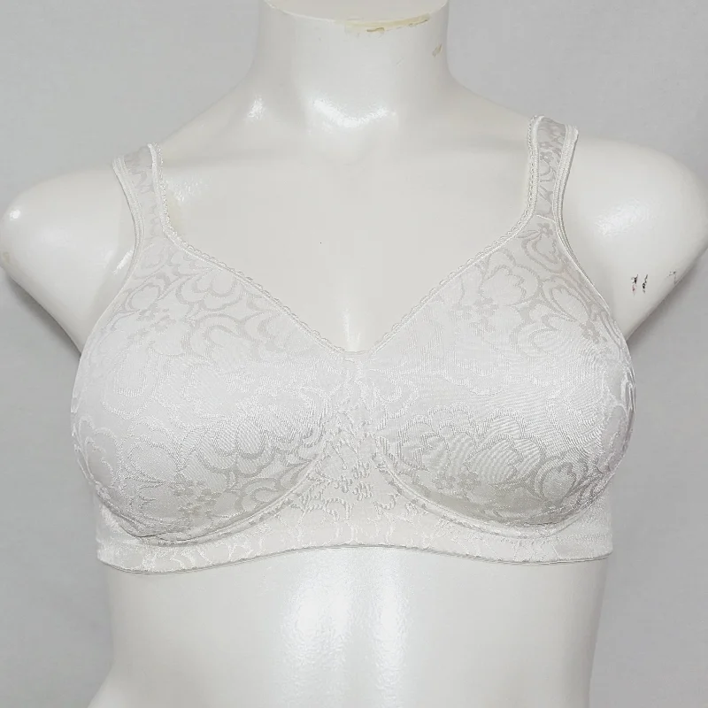 Playtex 4163 Cross Your Heart Side Shaping Wire Free Soft Cup Bra 36B White NWOT