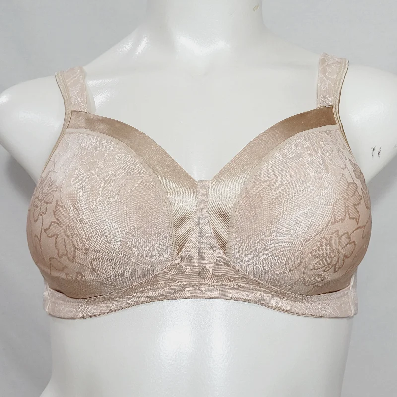 Playtex 4609 18 Hour Comfort Fit Wire Free Bra 36B Nude
