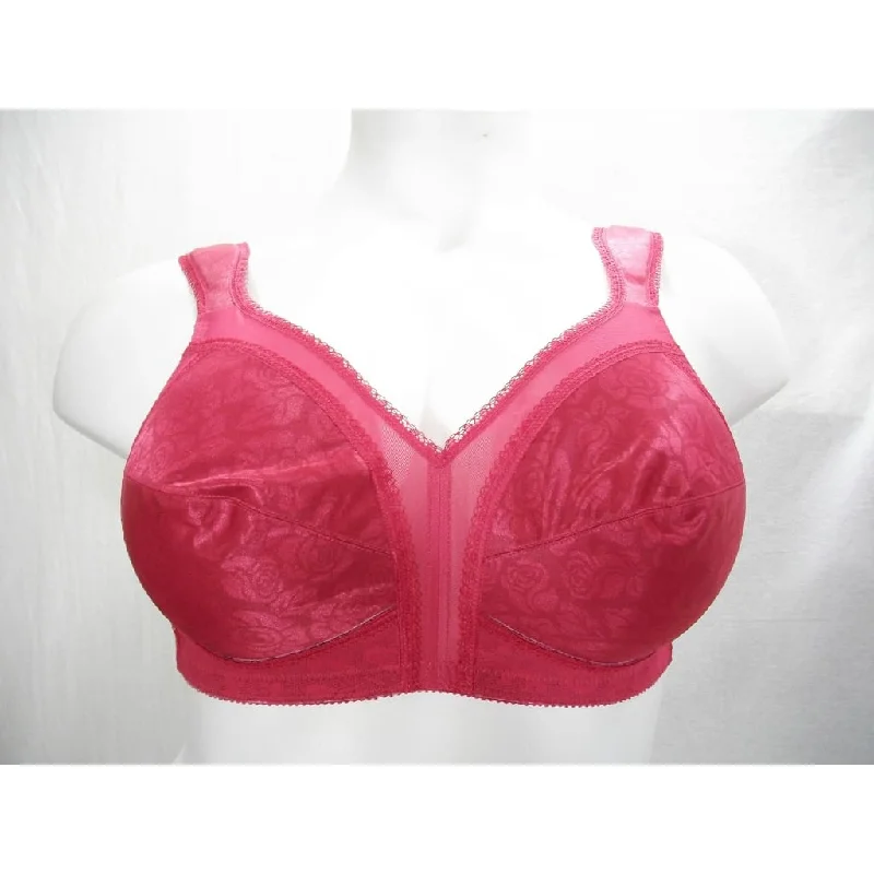 Playtex 4693 18 Hour Original Comfort Strap Bra 38C Signature Berry Red NWOT