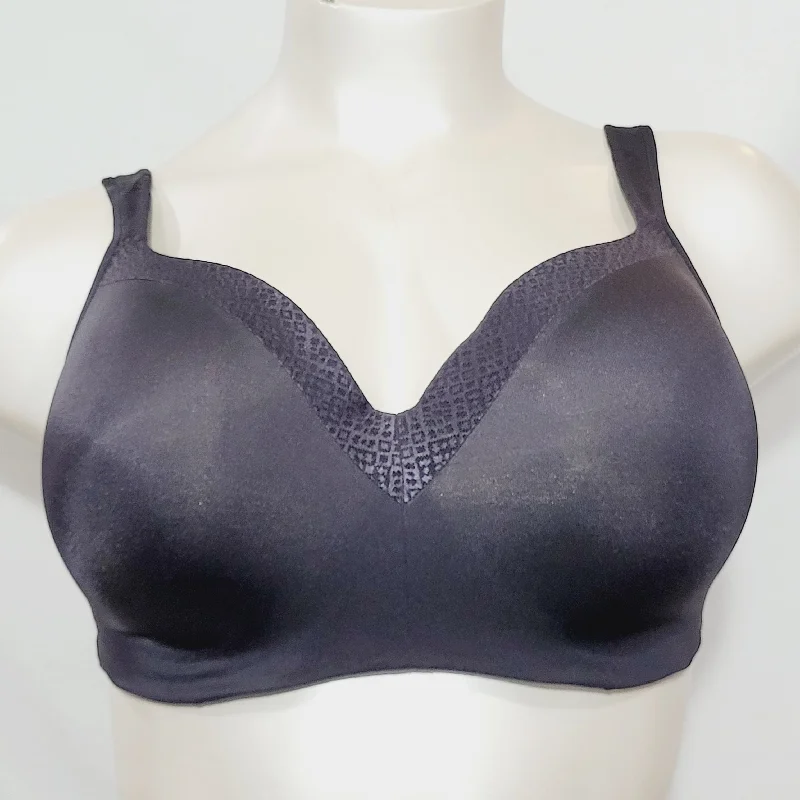 Playtex Secrets 4823 Balconette Underwire Bra 40DDD Black NWT