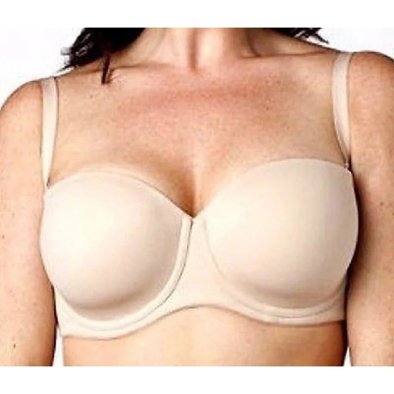 Serenada Convertible Strapless Underwire Bra 40DD Rugby Tan (Nude) NEW WITH TAGS