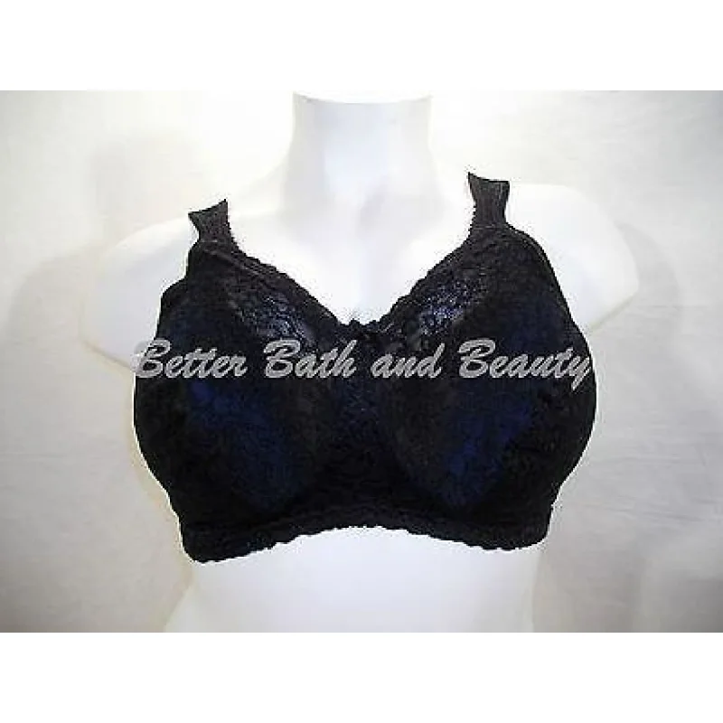 Timeless Comfort 54701 Lace Wire Free Bra 36C Black NWOT