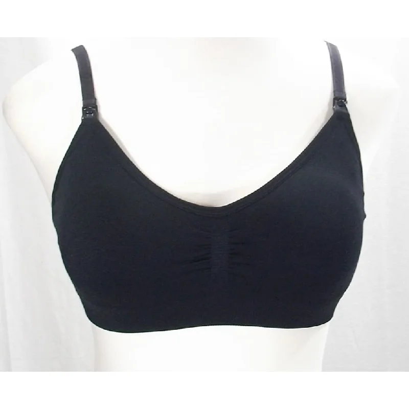 Two Hearts Maternity Nursing Wire Free Bra MEDIUM Black NEW WITHOUT TAGS