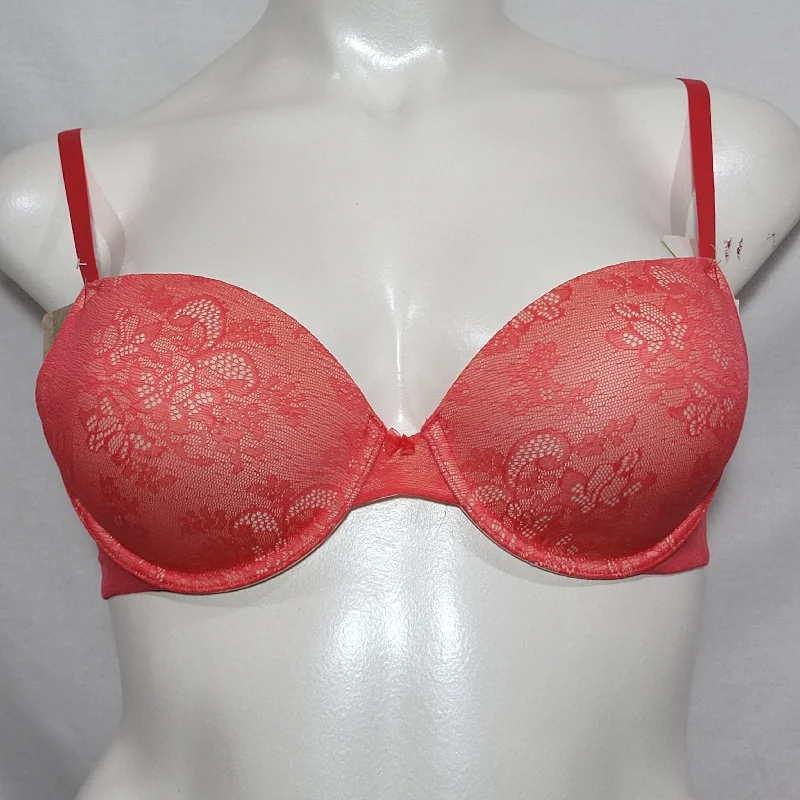 Vanity Fair 75215 Modern Coverage Lace Lift Underwire Bra 36C Watermelon Crush