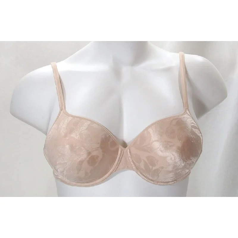 Vanity Fair 75286 75-286 Jacquard Satin Contour Cup Underwire Bra 38C Nude