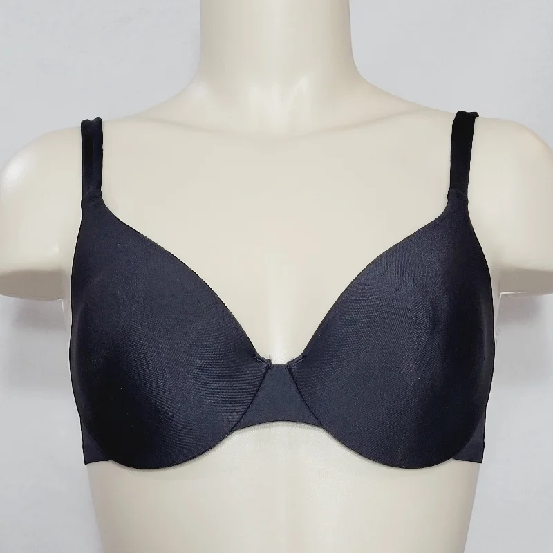 Vanity Fair 75290 Next To Nude Demi Contour Underwire Bra 34C Black NWOT