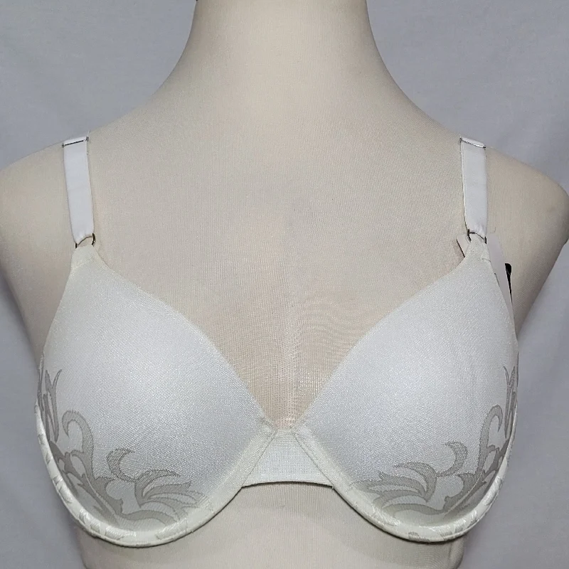 Vanity Fair 75302 Beautiful Embrace Average Coverage Underwire Bra 36D White NWT