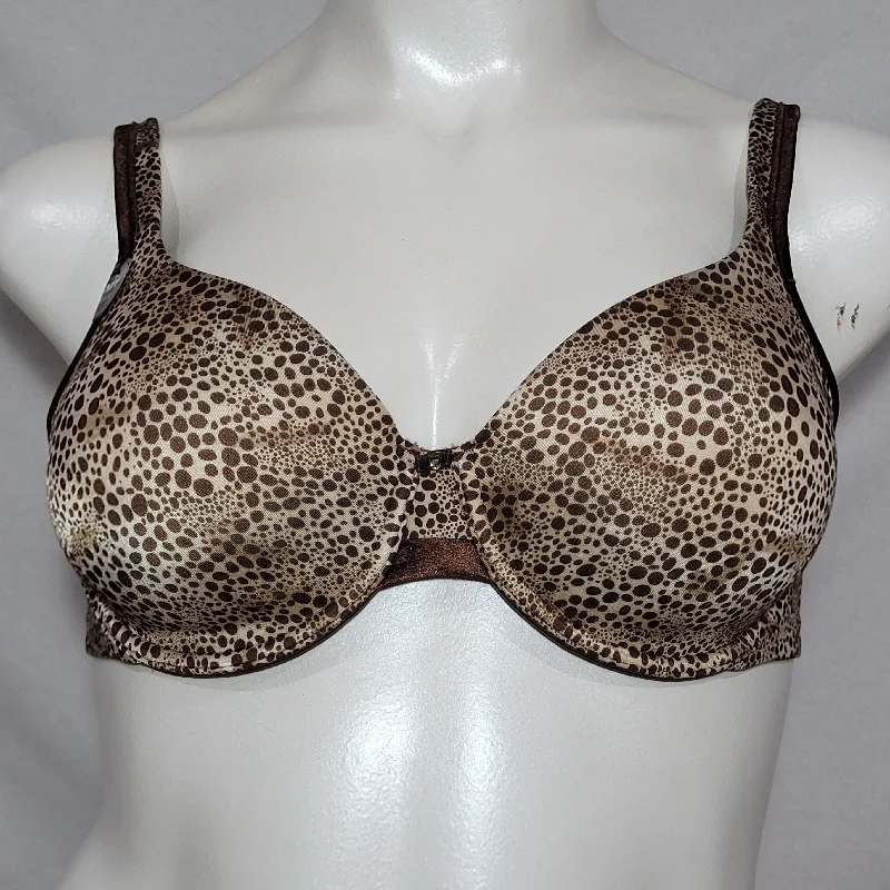 Vanity Fair 75338 Illumination Underwire Bra 36C Brown Animal Print NWT