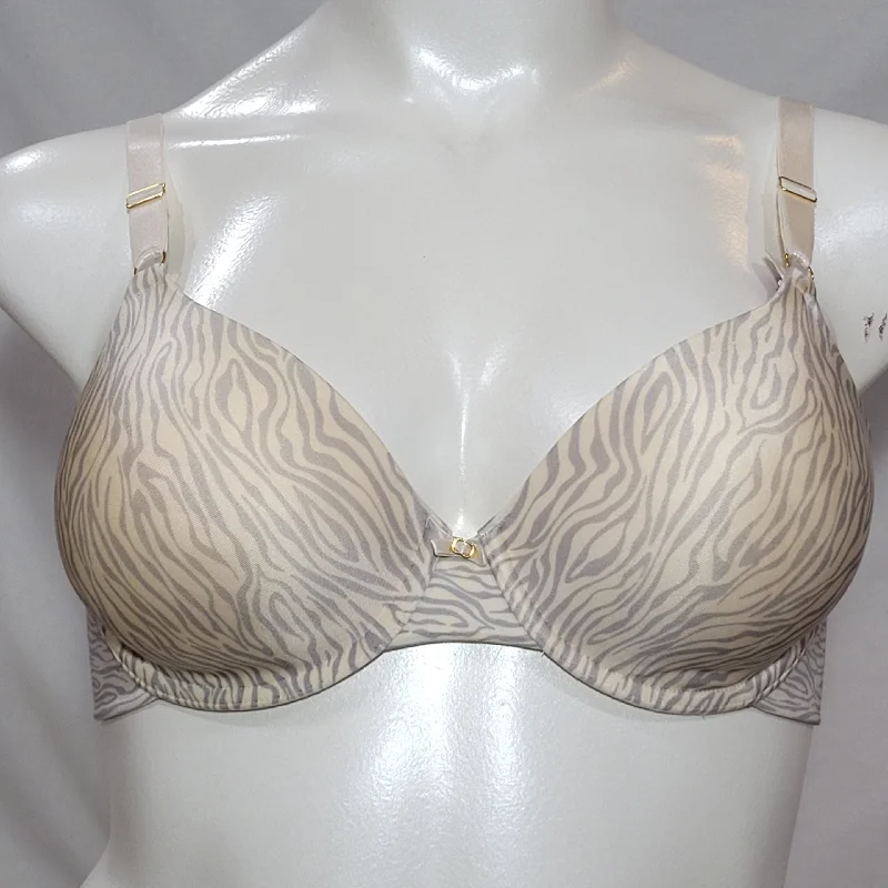 Vanity Fair 75345 Beauty Back Full Coverage Underwire Bra 36D Gray Zebra