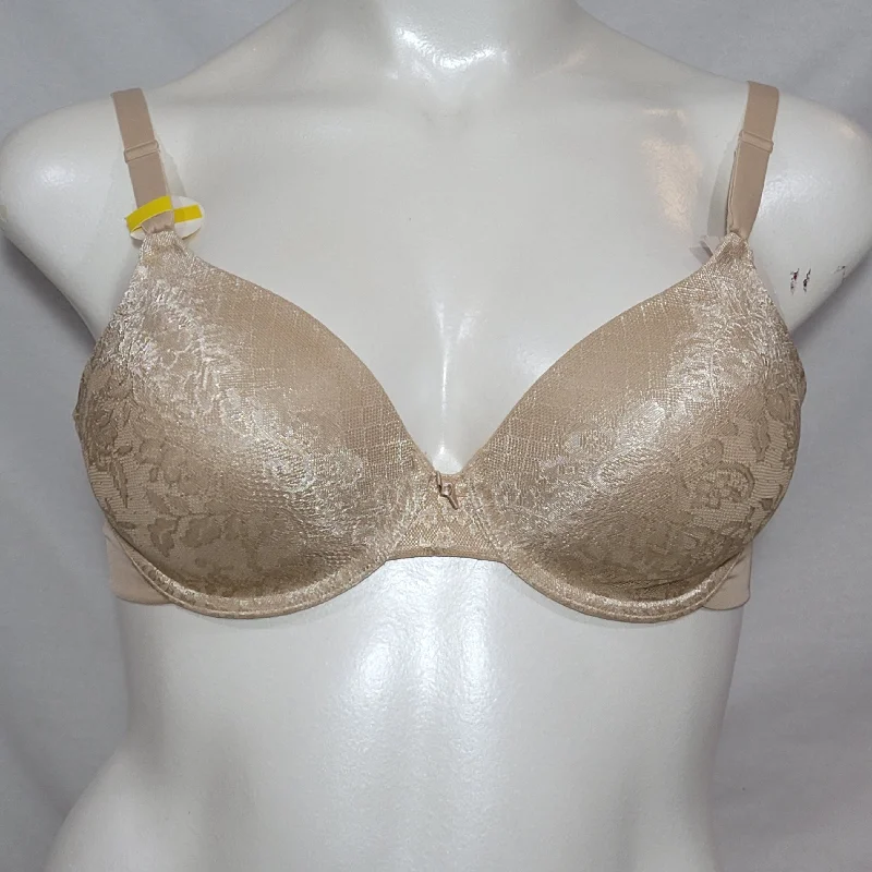 Vanity Fair 75346 Beauty Back Lace Underwire Bra 36D Nude NWT