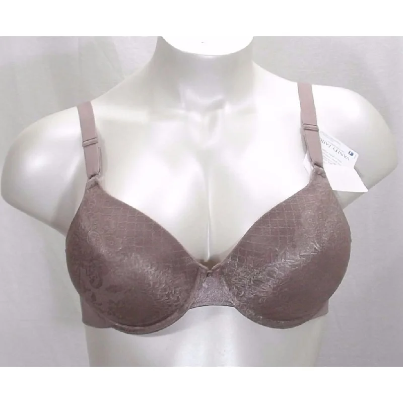 Vanity Fair 75346 Beauty Back Lace Underwire Bra 36DD Walnut Taupe NWT