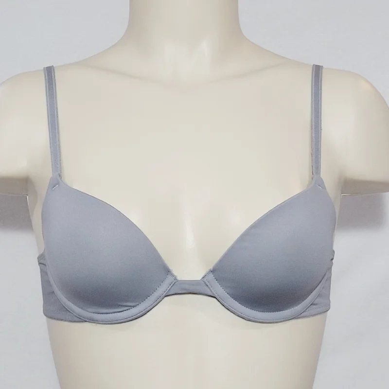 Victoria's Secret PINK Wear Everywhere Demi Underwire Bra 32A Gray