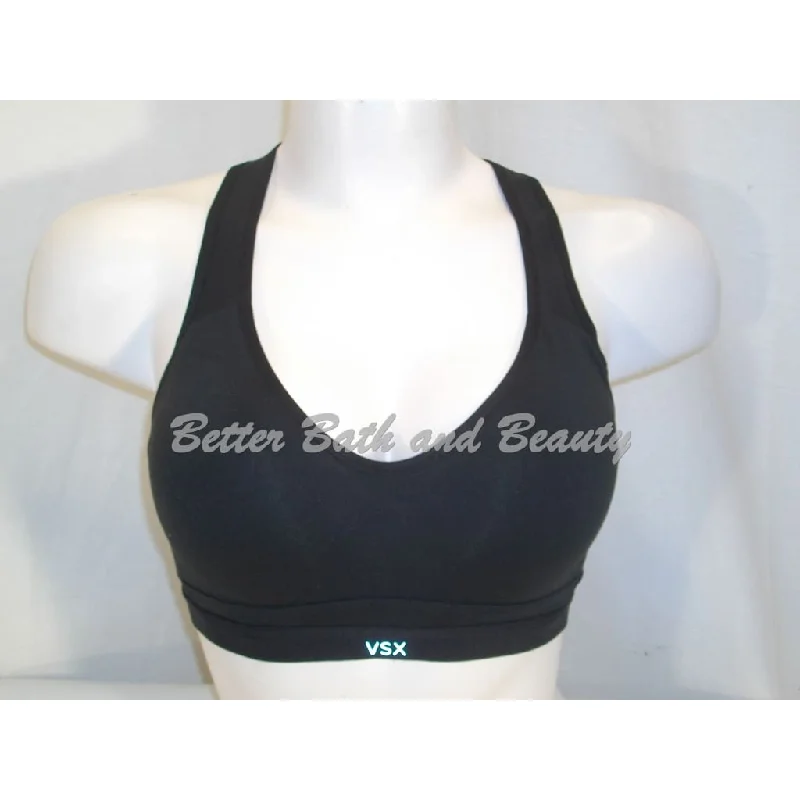 Victoria's Secret VSX VERY SEXY SPORT Lined Hidden Underwire Bra 32C Black