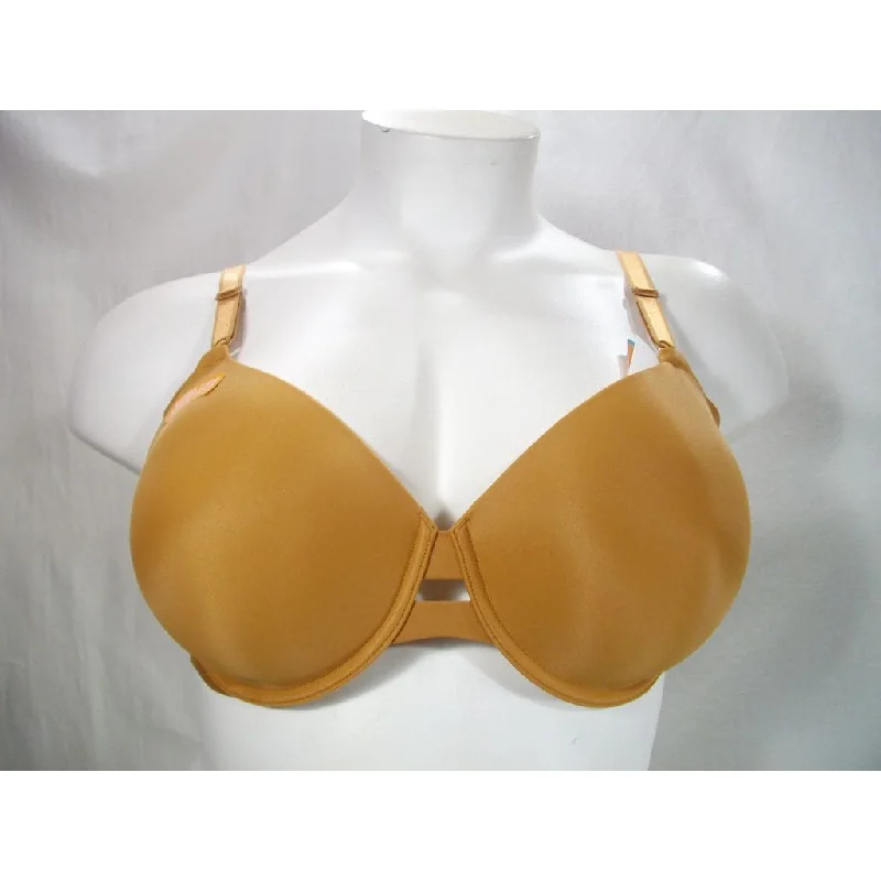 Warner's 1356 TA1356 No Side Effects Underwire Contour Bra 36D Caramel NWT
