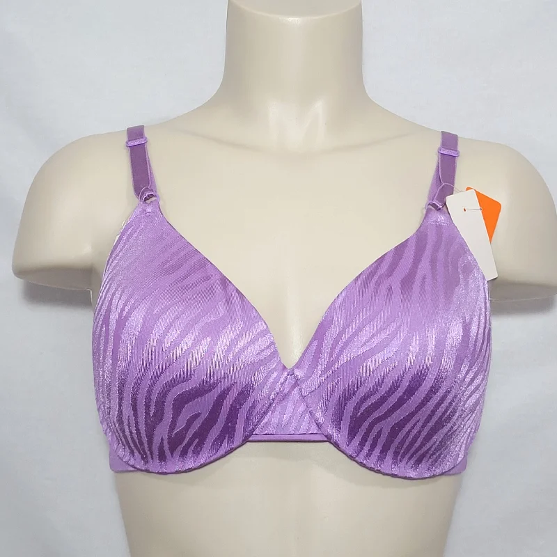 Warner's 1594 This is Not a Bra Fierce Underwire Bra 34D Purple NEW WITH TAGS