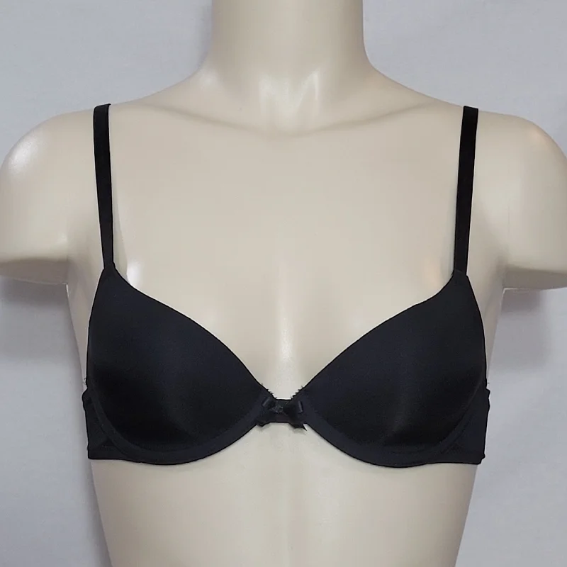 Xhilaration Perfect T-Shirt Convertible Lightly Lined Underwire Bra 32A Black
