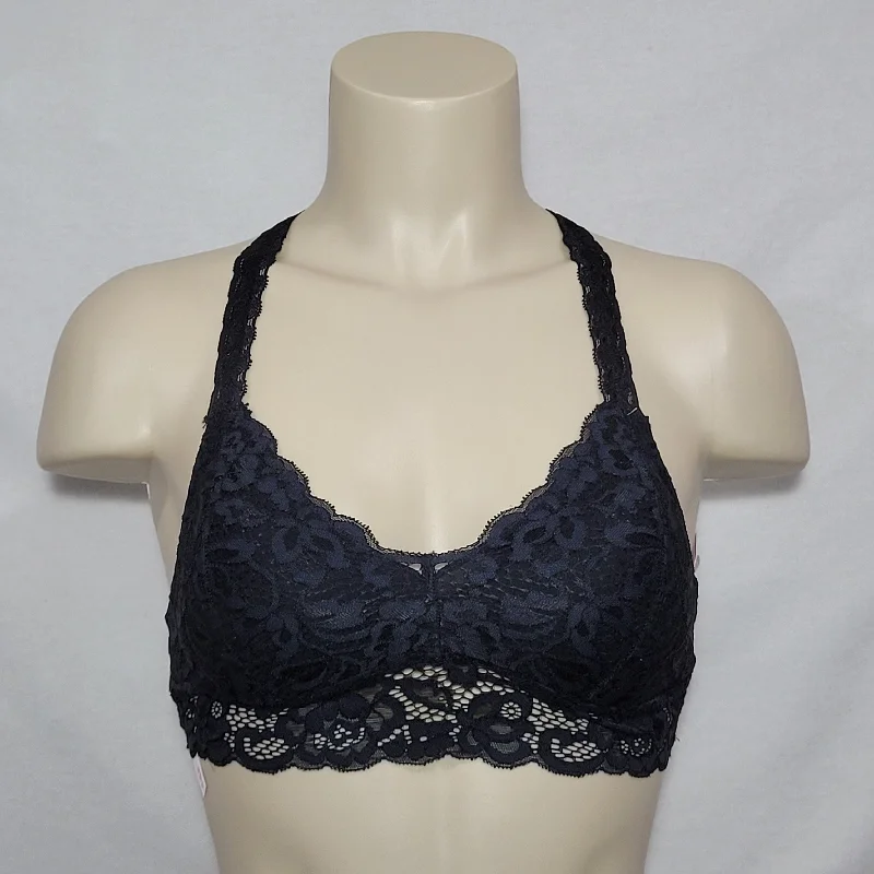 Xhilaration Push Up Racerback Lace Bra Bralette XS X-SMALL Black NWT