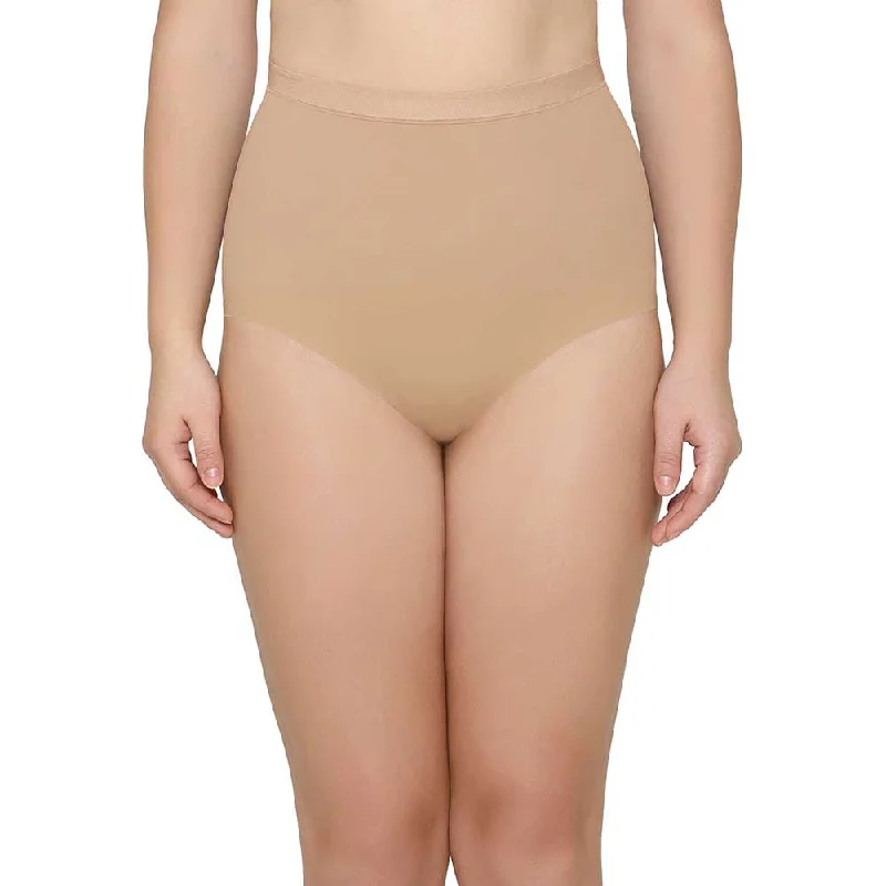 Shape Revelation Mid Waist Full Coverage Firm Control Seamless Shaping Brief - Beige Shape Revelation Mid Waist Full Coverage Firm Control Seamless Shaping Brief - Beige